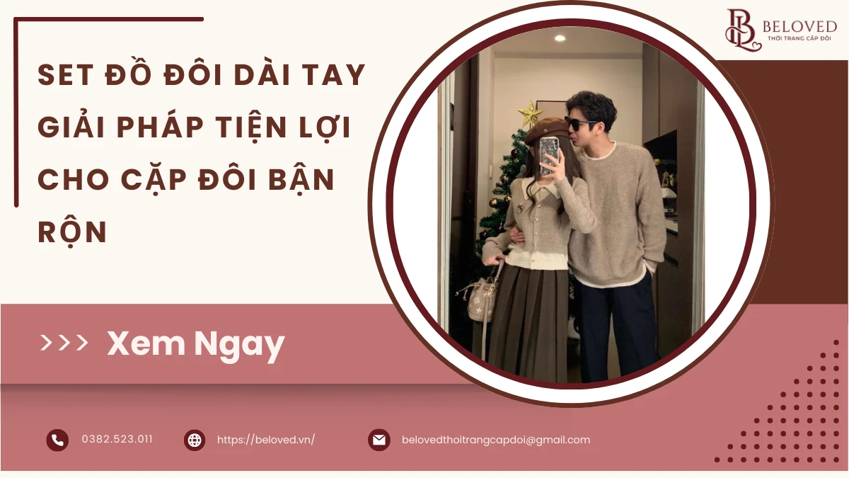 Set đồ đôi dài tay