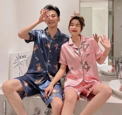 Pyjama đôi – Xu hướng đồ ngủ đôi đẹp, thoải mái và gắn kết cho các cặp đôi