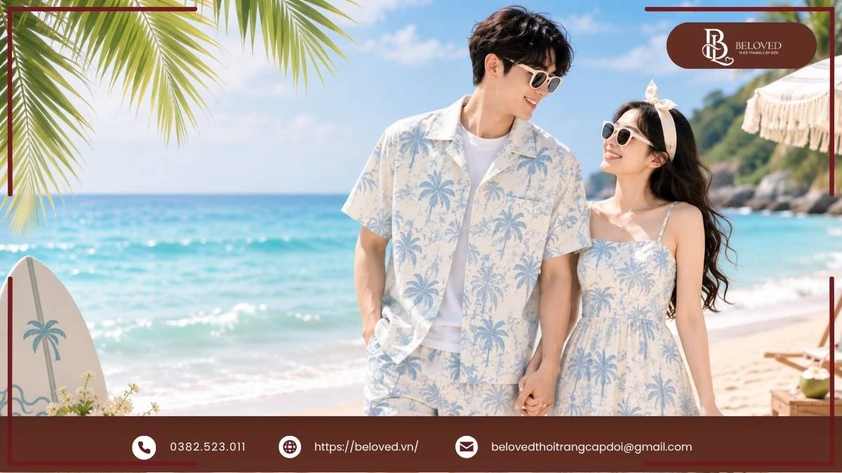 Set Đồ Đôi Đi Biển Đẹp Cho Couple Được Yêu Thích