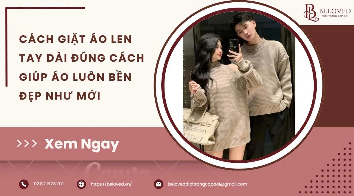Cách Giặt Áo Len Tay Dài