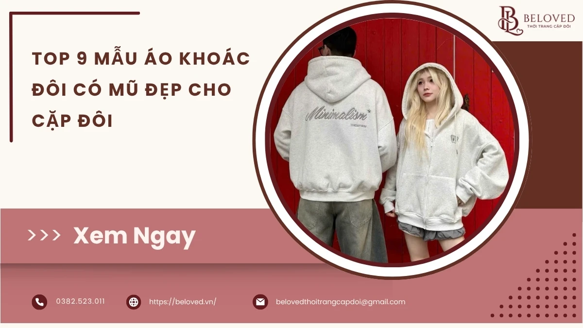áo khoác đôi có mũ