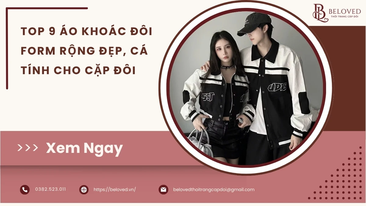 áo khoác đôi form rộng